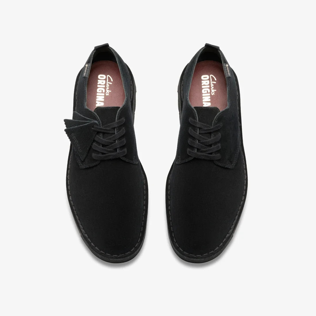 26182699 Clarks Desert London GORE-TEX Black Suede (Men's)