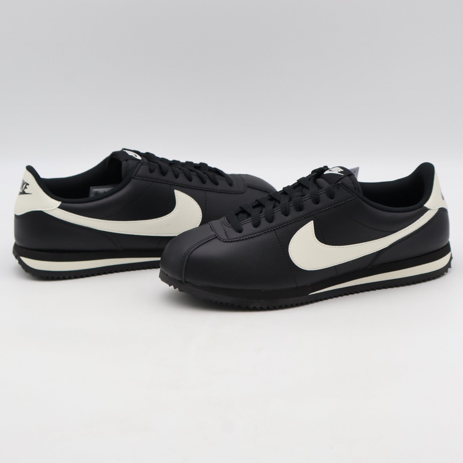 DN1791-006 Nike Cortez Leather Black Pale Ivory (Women's)