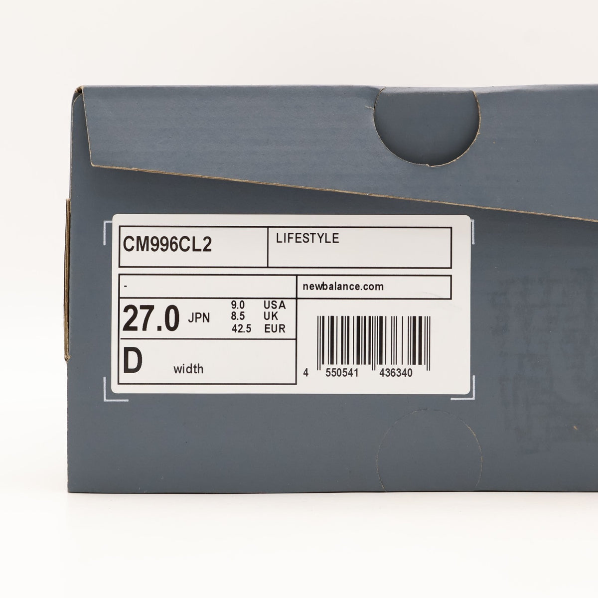 CM996CL2 New Balance 996V2 Timber Wolf Silver Metallic Angora (Men's)