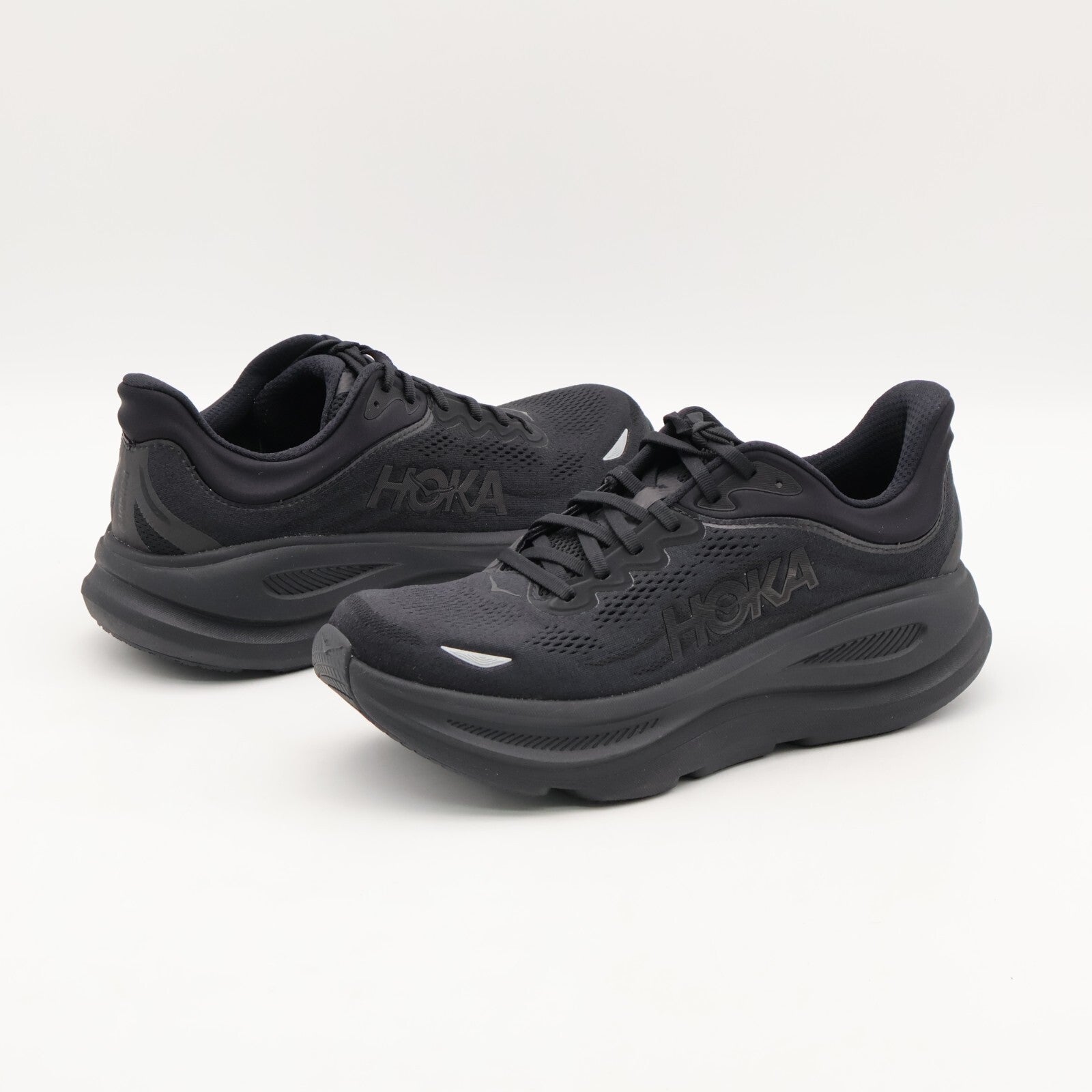 1162011-BBLC HOKA BONDI 9 BLACK (Men's)