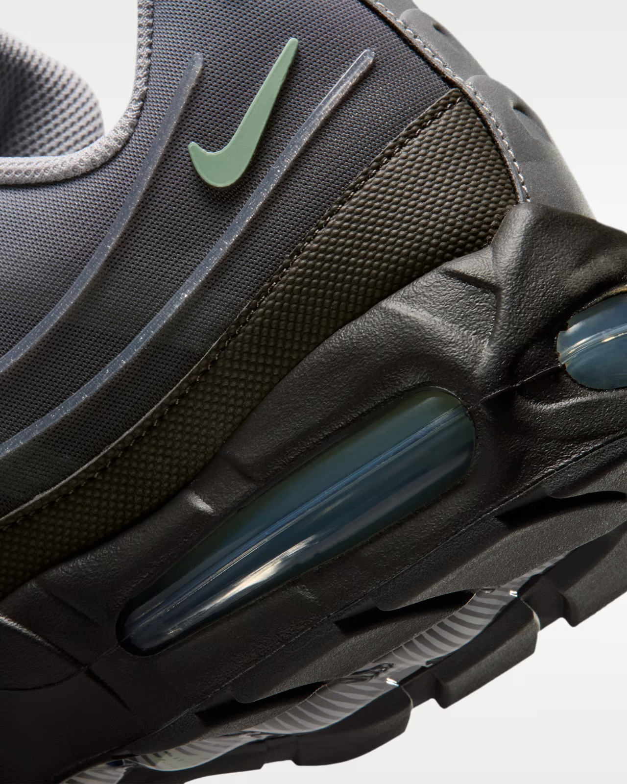 IH7853-200 Nike Air Max 95 Big Bubble Tech "Wolf Grey" (Men's)