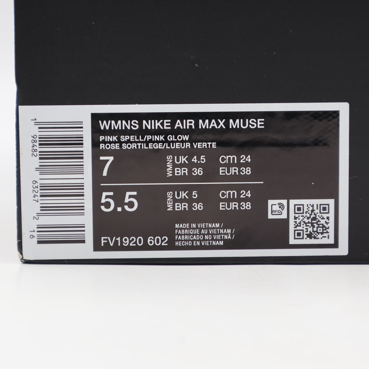 FV1920-602 Nike Air Max Muse Pink Spell (Women's)