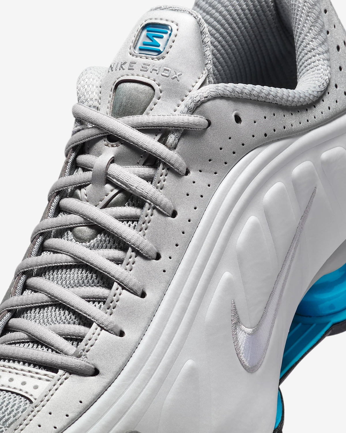 HQ1988-005 Nike Shox TL Metallic Silver White Blue Lagoon Blue Lagoon (Women's)