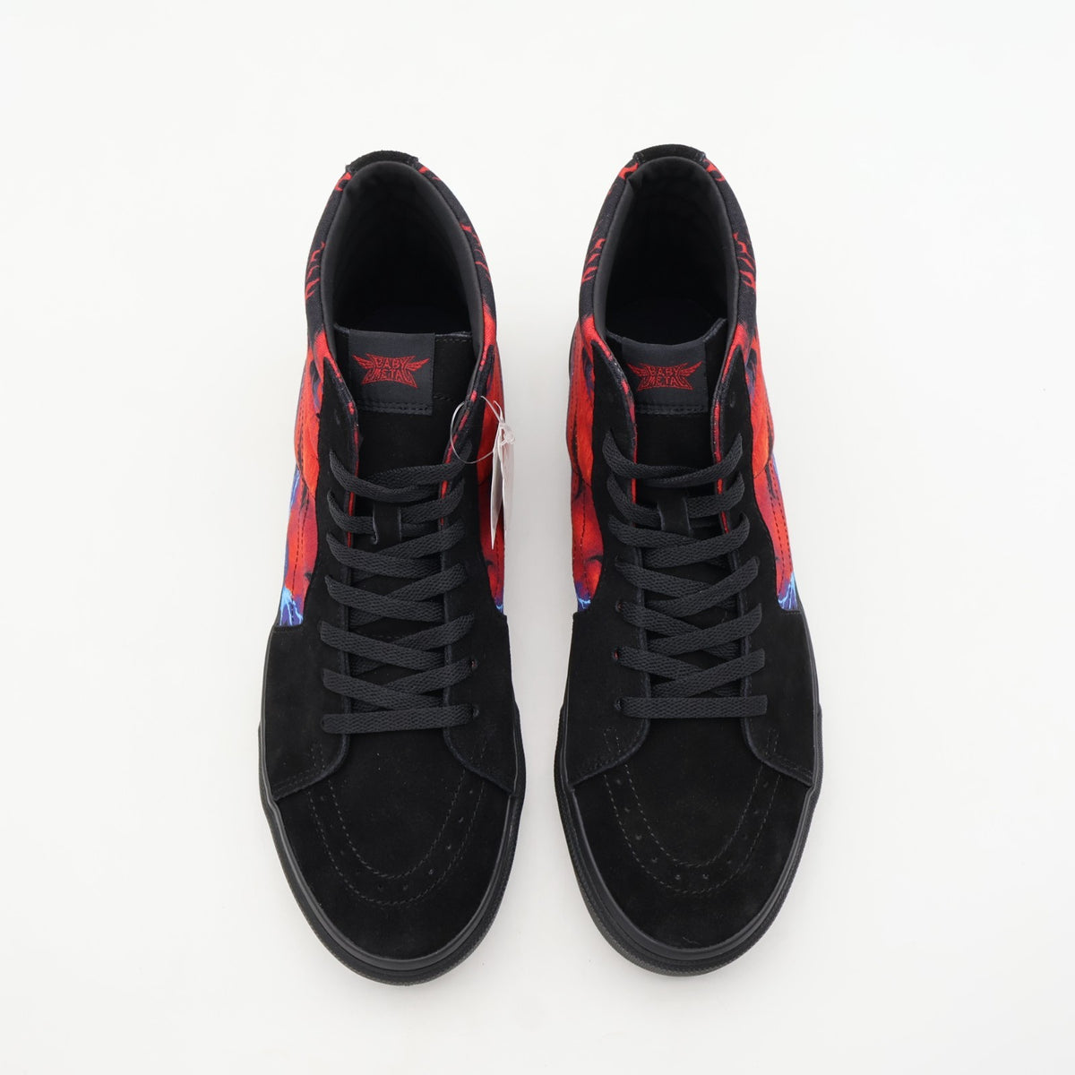703001-0001 BABYMETAL Vans Sk8-Hi Black Red (V38CF BABYMETAL) (Men's)