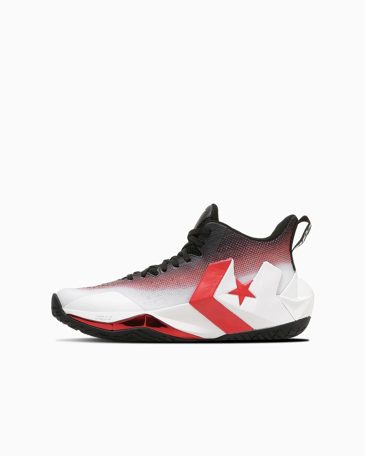 33500490 Converse Cons Unaverage Mid White Red Black (Men's)