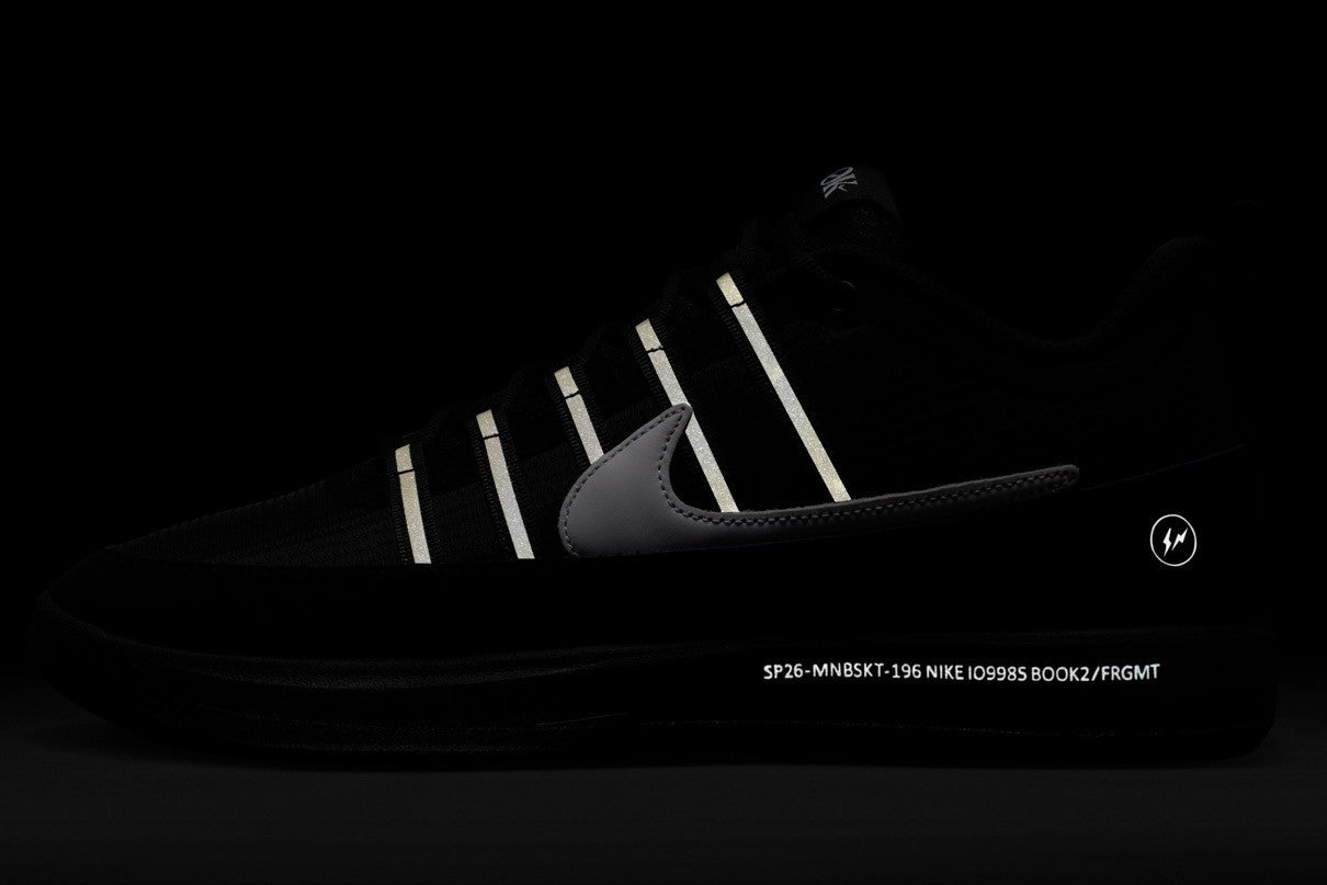 IO9950-900 fragment design Nike Book 2 Black White (IO9985-900) (Men's)