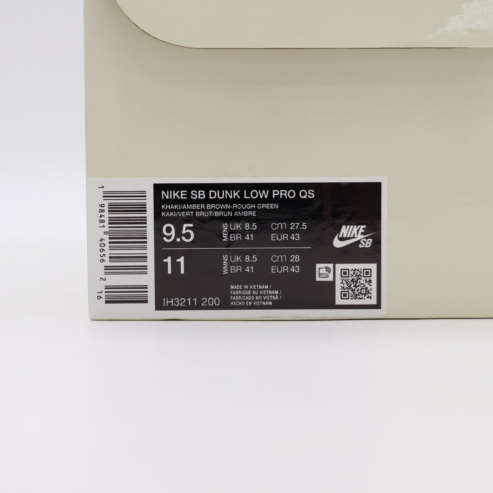 IH3211-200 Arts Rec Nike SB Dunk Low Pro Rust Pink and Rough Green (Men's)