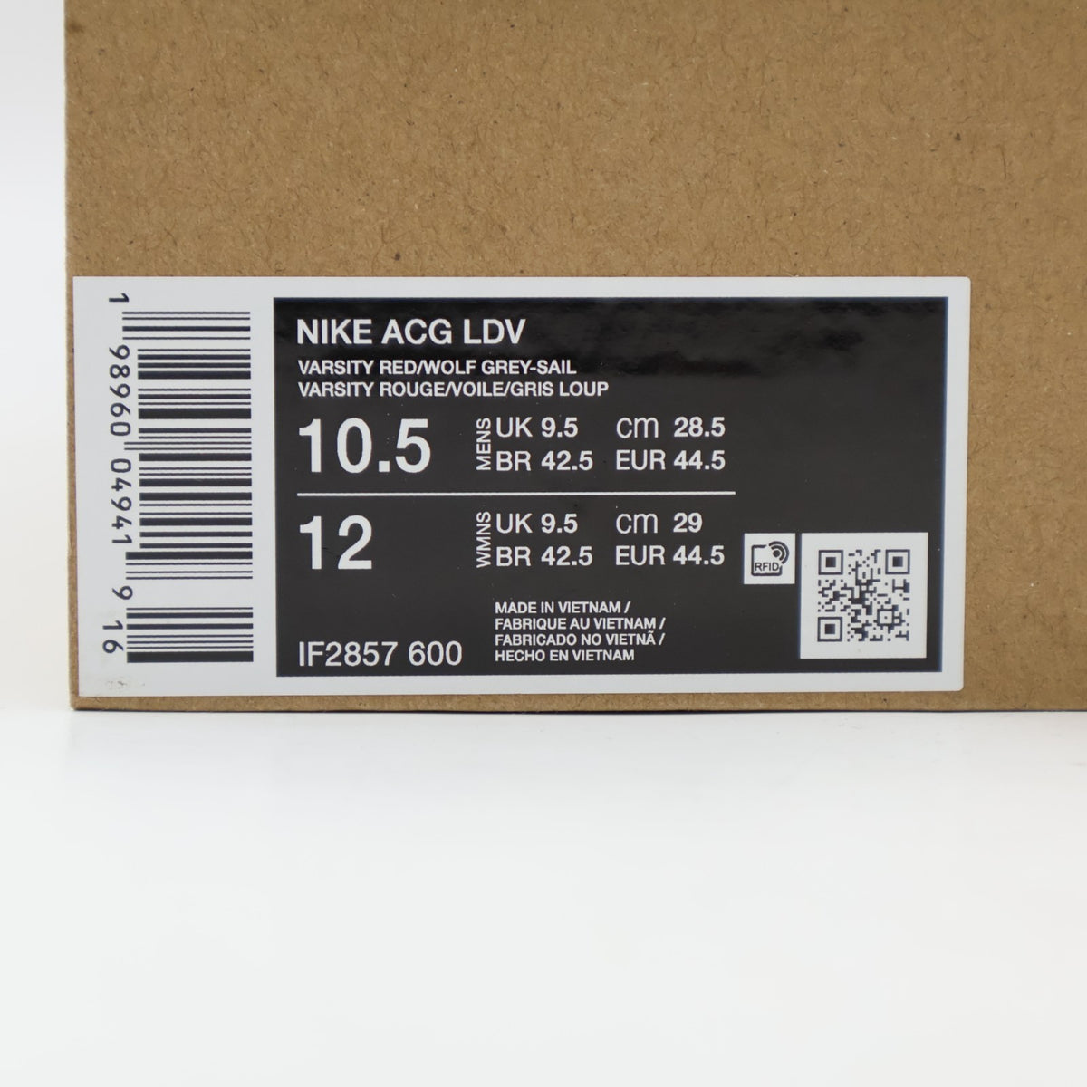 IF2857-600 Nike ACG LDV "Varsity Red/Sail" (Men's)