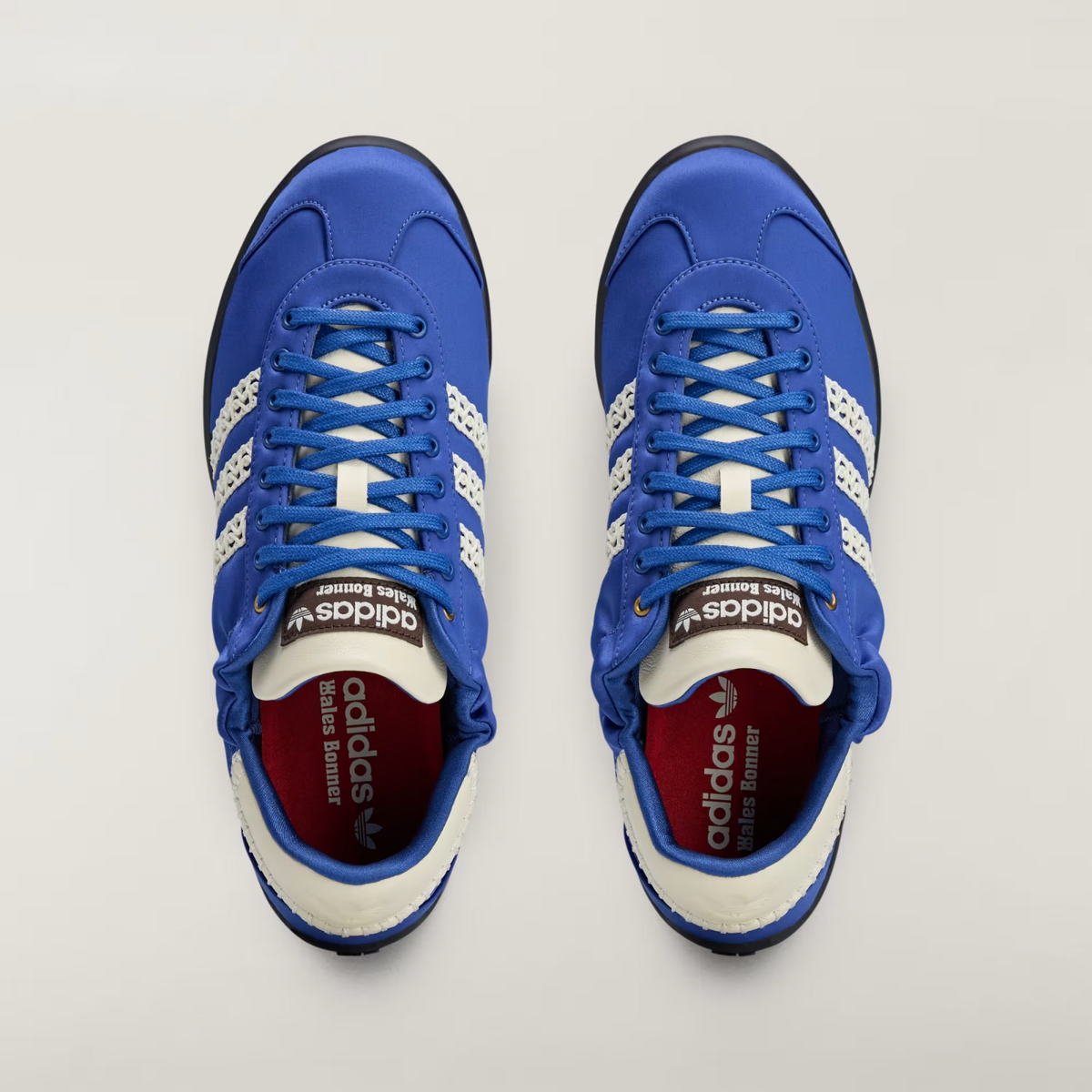 JR1774 Wales Bonner adidas Originals Karintha Low Satin Blue (Men's)