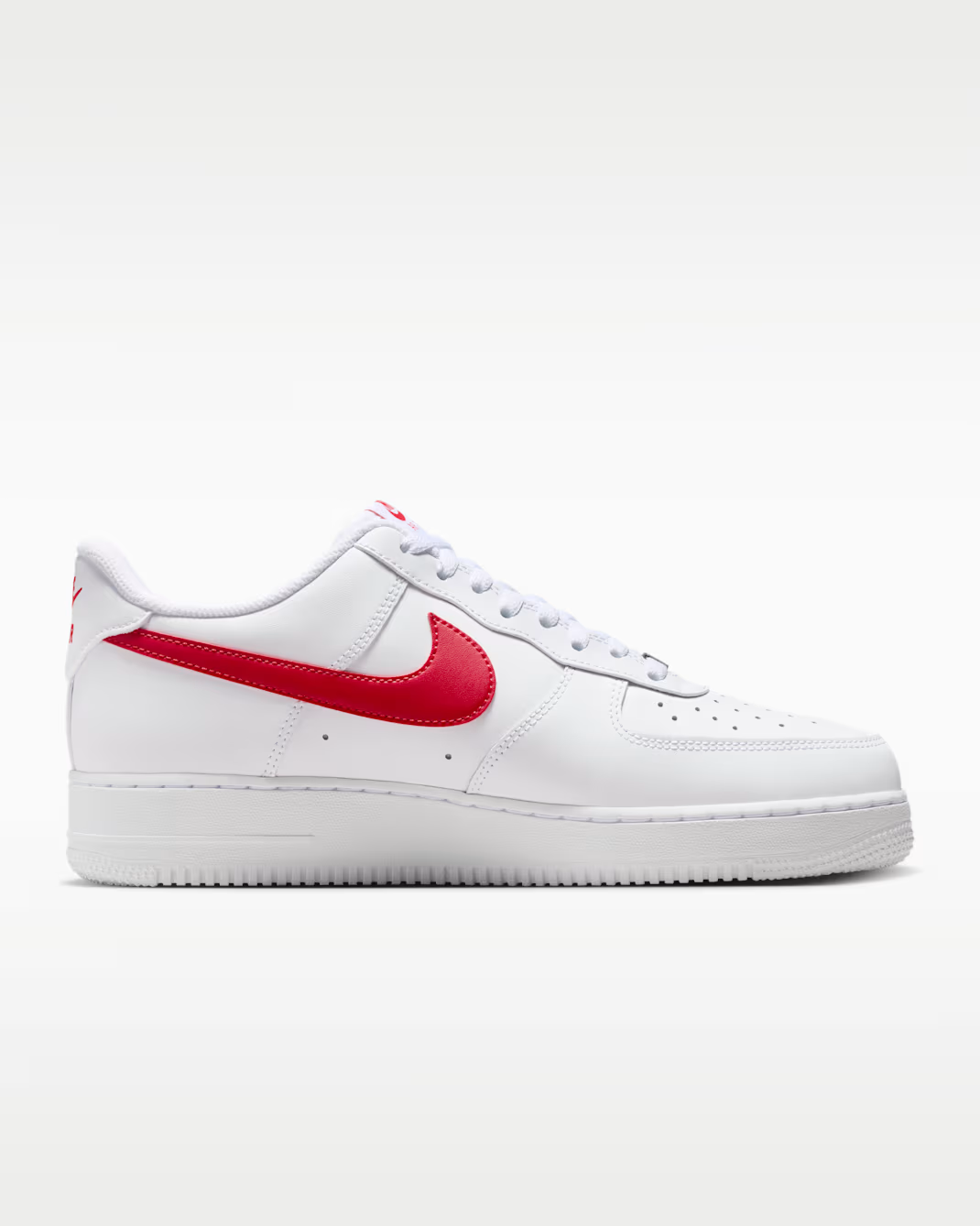 FJ4146-133 Nike Air Force 1 '07 "White/University Red" (Men's)
