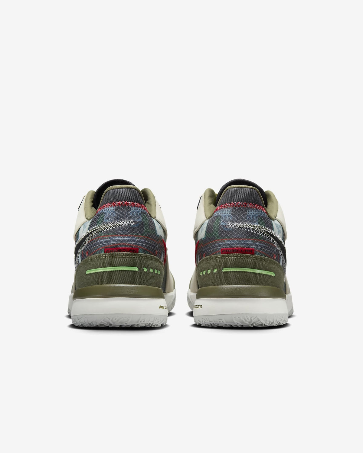 HF0716-200 FaZe Clan Nike LeBron NXXT Gen AMPD Light Cream Medium Olive (Men's)