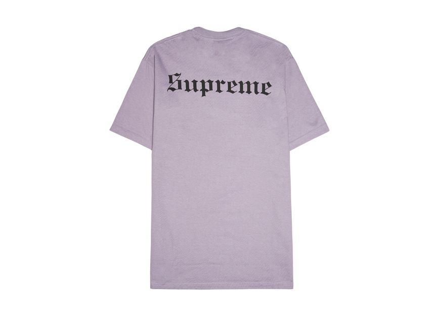 Supreme Snow White Tee Dusty Purple