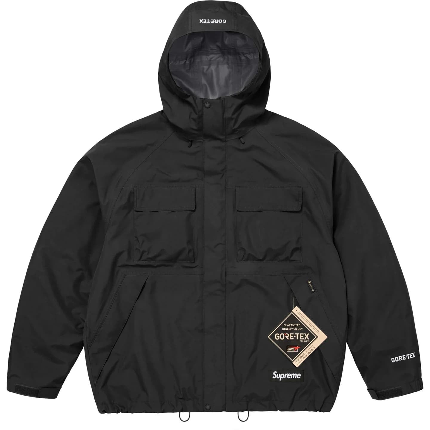 Supreme Wu-Tang GORE-TEX Shell Jacket Black