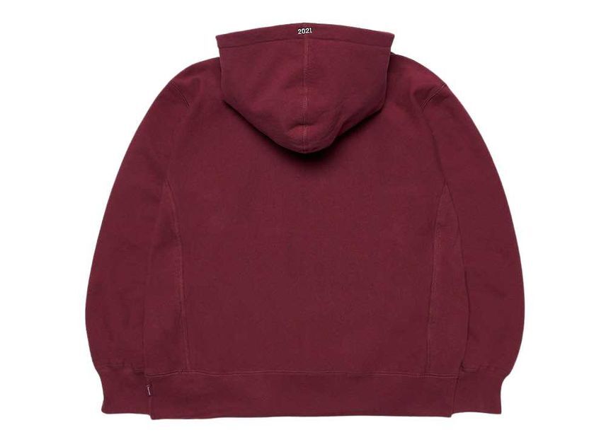 Supreme Box Logo Hooded Sweatshirt Plum (21FW)