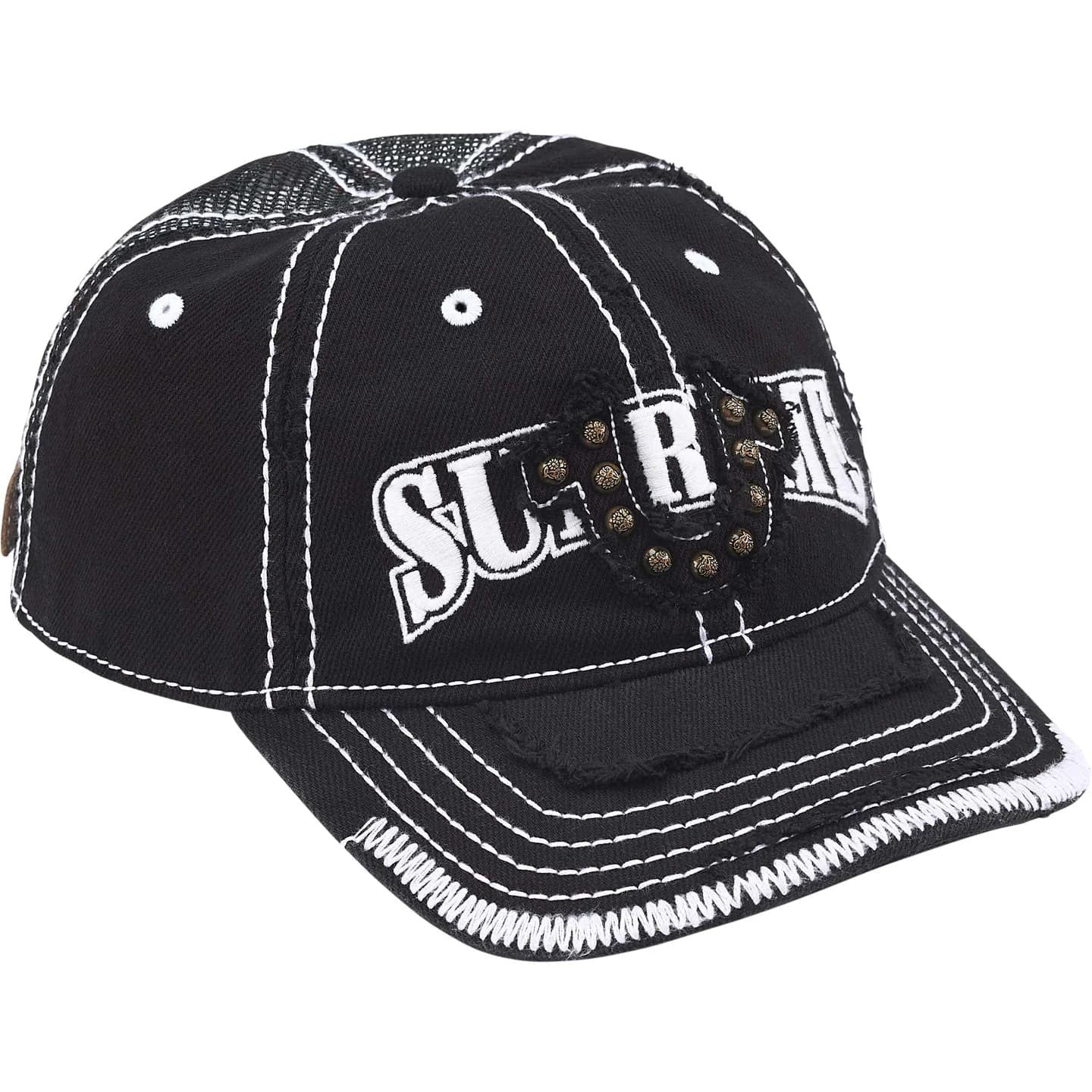 Supreme True Religion Mesh Back 6-Panel Black