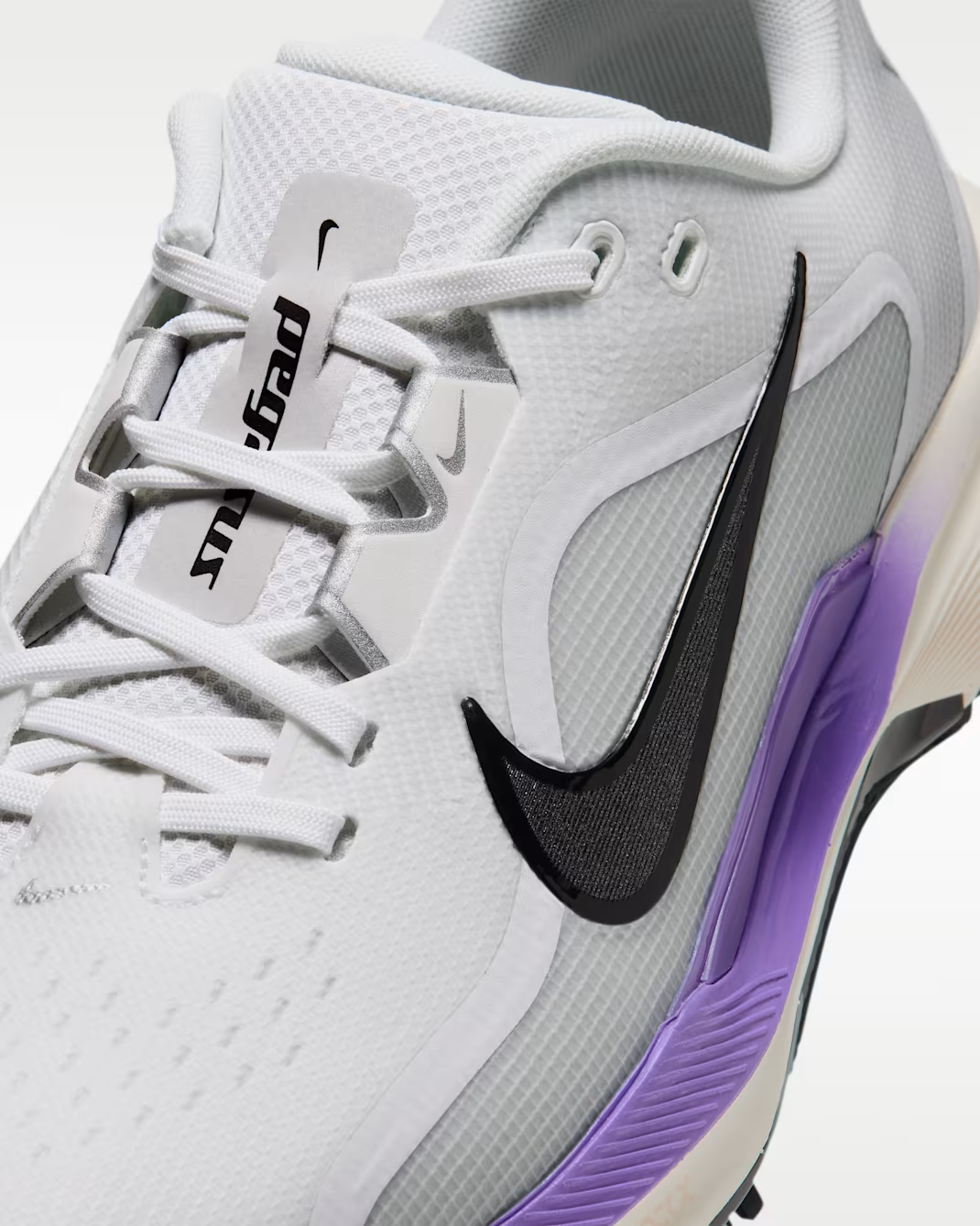 IO3695-103 Nike Pegasus 1 G "White/Action Grape/Metallic Silver" (Wide) (Men's)