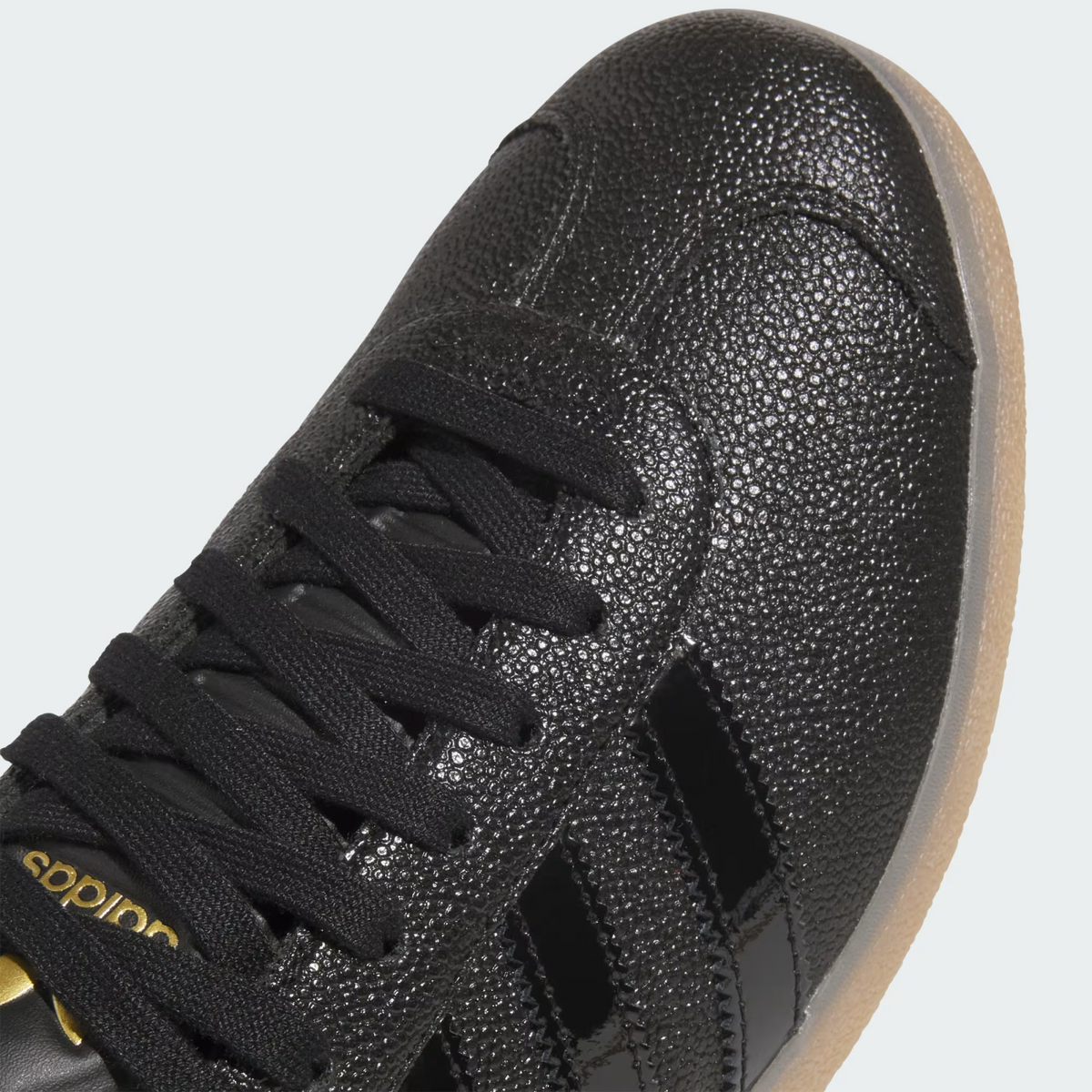 JI4157 adidas Gazelle Lux Spikeless Golf Core Black/Gum (Men's)