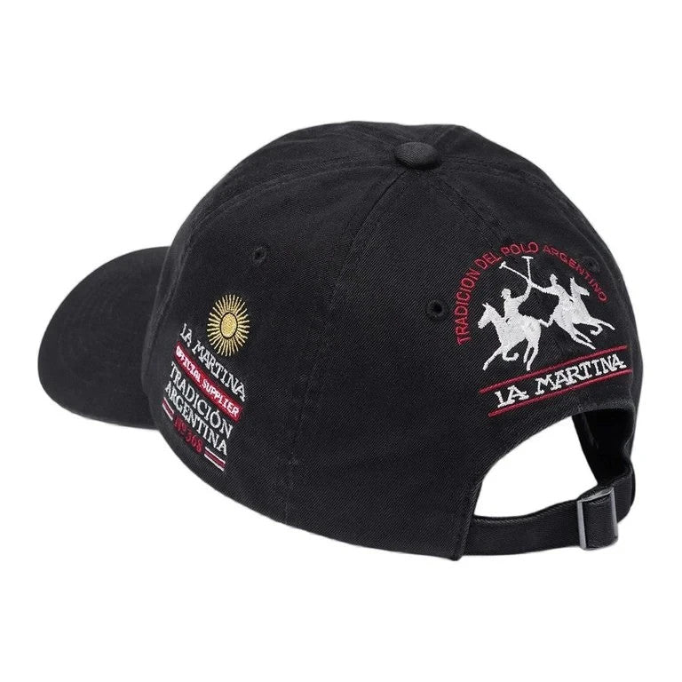 Supreme x La Martina 6-Panel Black