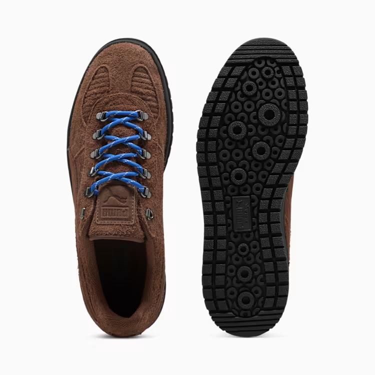 403699-02 Puma Palermo Alpino Fuzzy Chestnut Brown Mountain Blue (Men's)