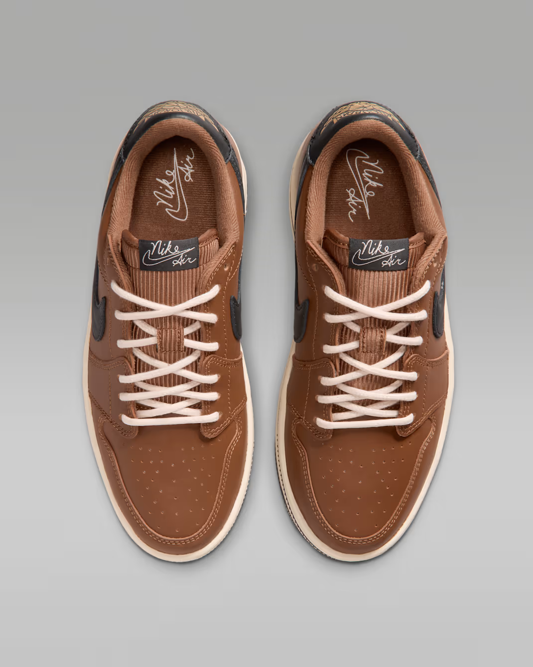 IV5086-200 Nike Air Jordan 1 Triple Stack SE "Light British Tan" (Women's)