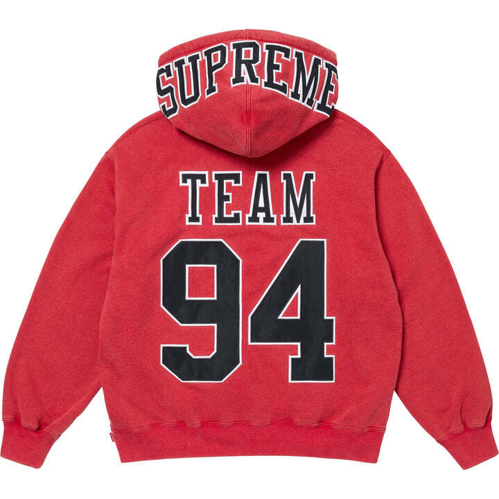 Supreme Team 94 Hooded Sweatshirt Red