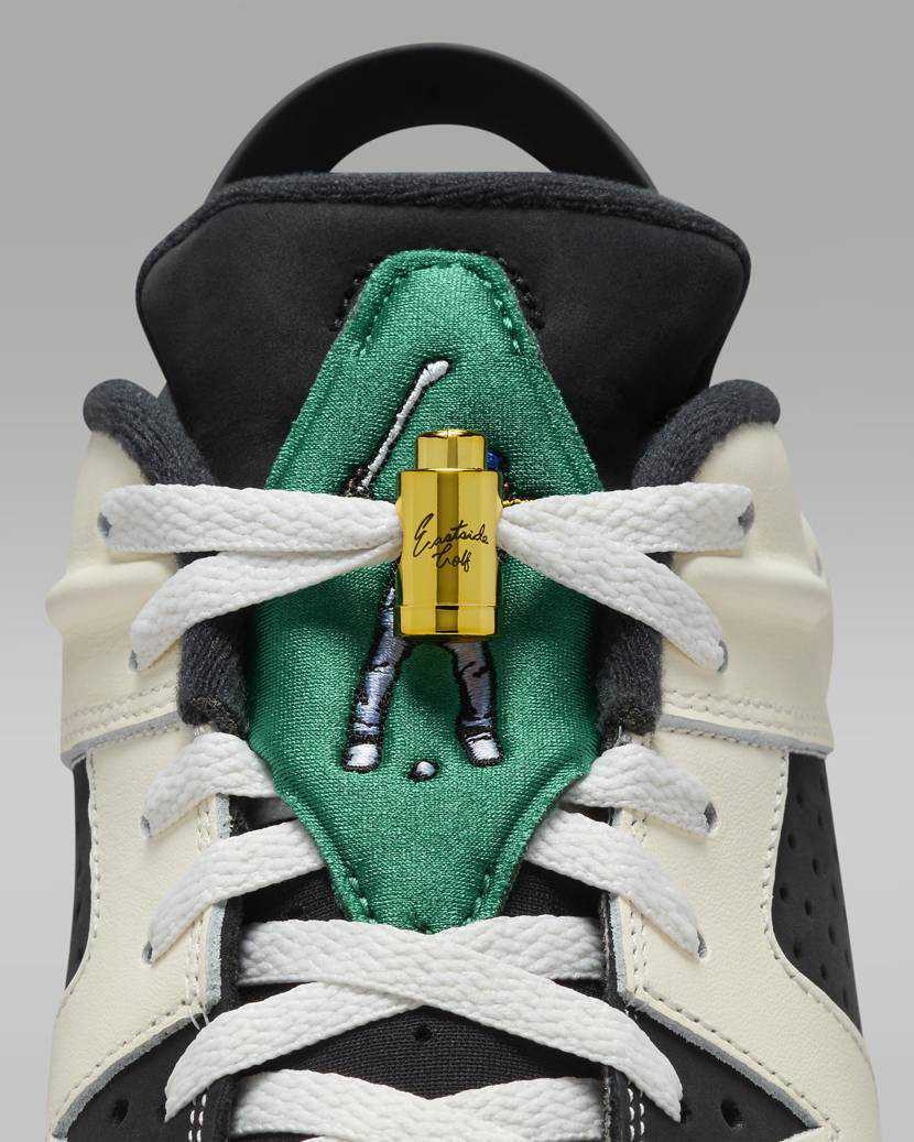 FJ0848-100 Eastside Golf Nike Air Jordan 6 Low Golf White Malachite 1961 (Men's)