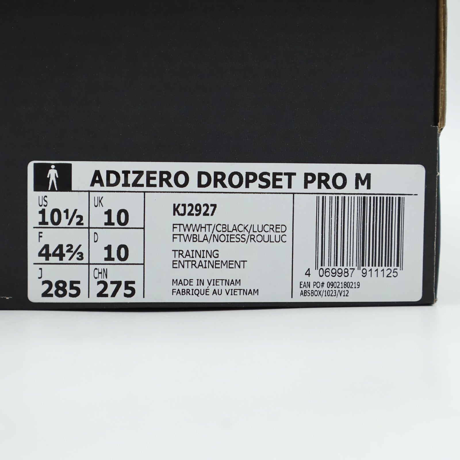 KJ2927 KJ2927 adidas Adizero Dropset Pro Training Cloud White/Core Black (Men's)