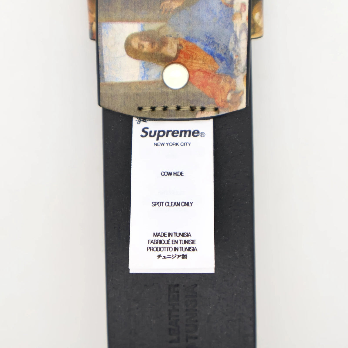 Supreme Last Supper Leather Belt Multi