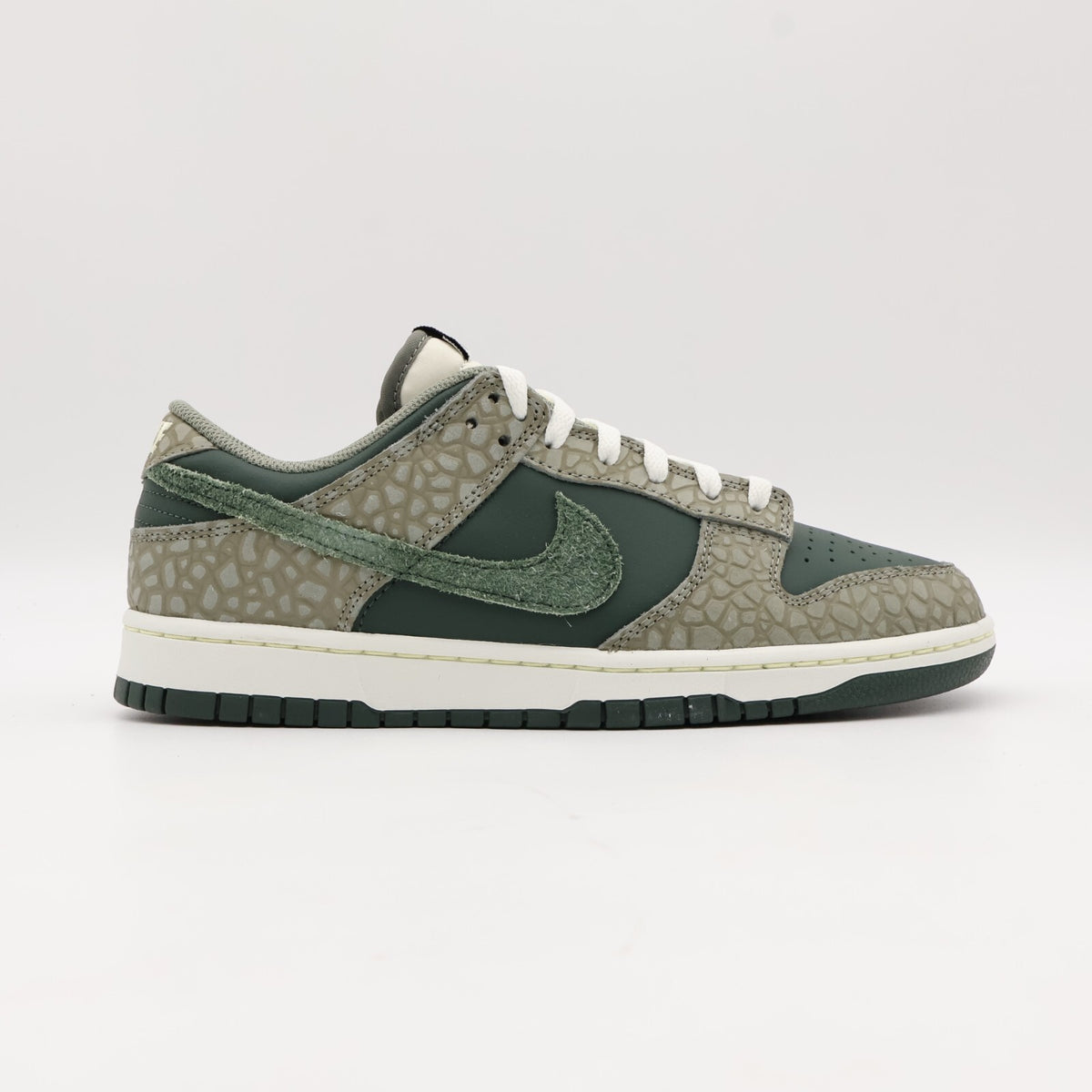 HF4878-053 Nike Dunk Low Retro PRM Vintage Green and Dark Stucco (Men's)