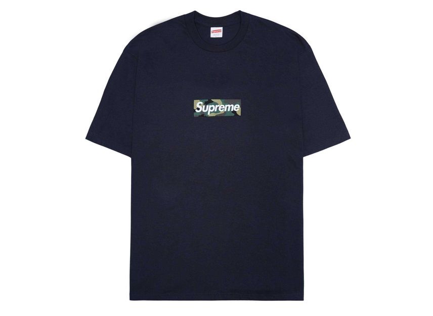 Supreme Box Logo Tee "Navy" (23FW)