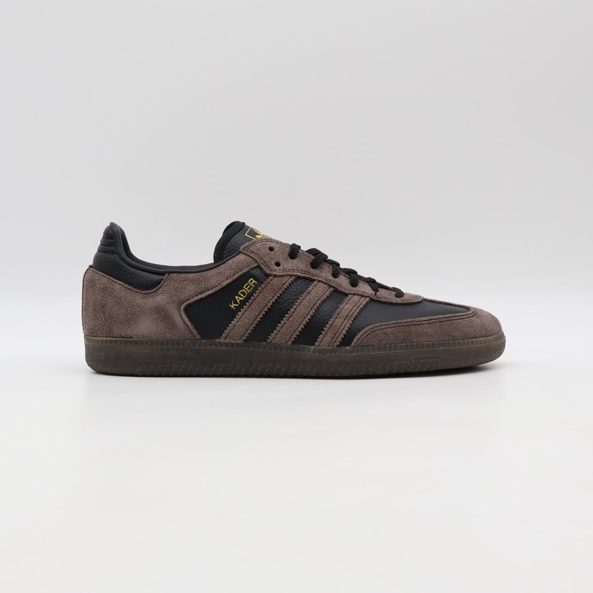 IF9235 Kader Sylla adidas Originals Samba ADV Core Black Brown Gum (Men's)