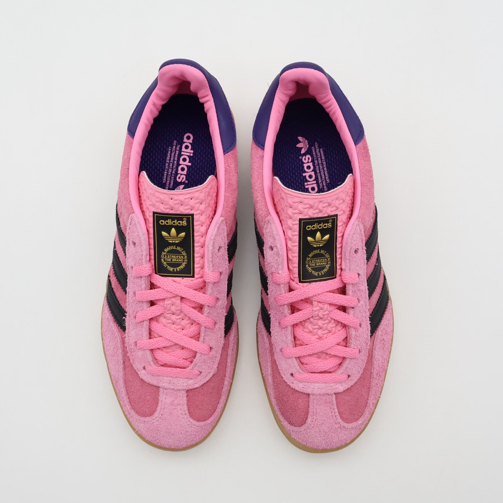 IE7002 adidas Originals Gazelle Indoor Bliss Pink Core Black Purple (Women's)