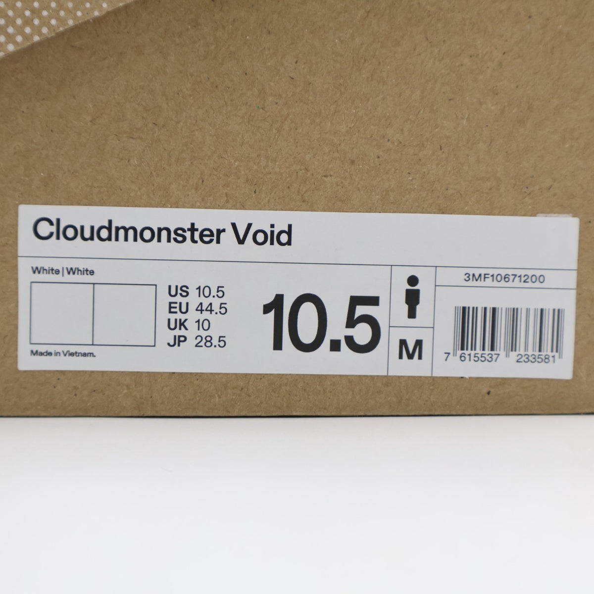 3MF10671200 On Cloudmonster Void White (Men's)