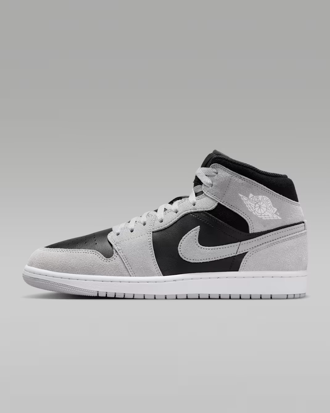 DQ8426-008 Nike Air Jordan 1 Mid "Smoke Grey/Black" (Men's)