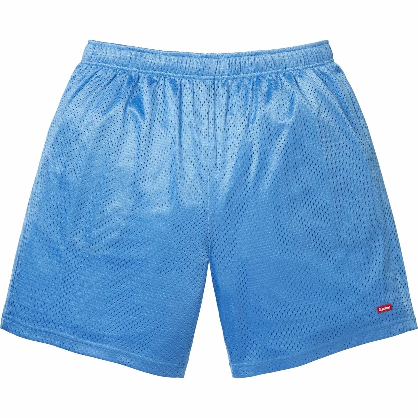 Supreme Small Box Baggy Mesh Short Light Blue