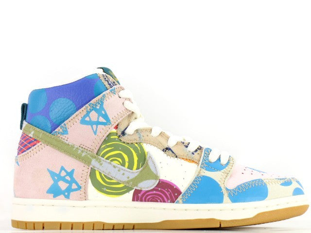 918321-381 THOMAS CAMPBELL Ã Nike SB Dunk High Ice Jade/Circuit Orange (Men's)