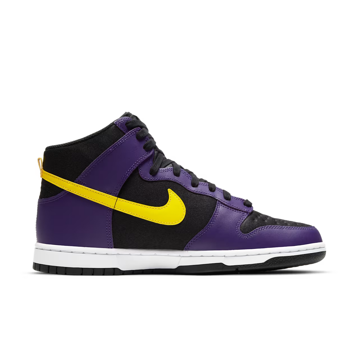 DH0642-001 Nike Dunk High EMB "Lakers" (Men's)