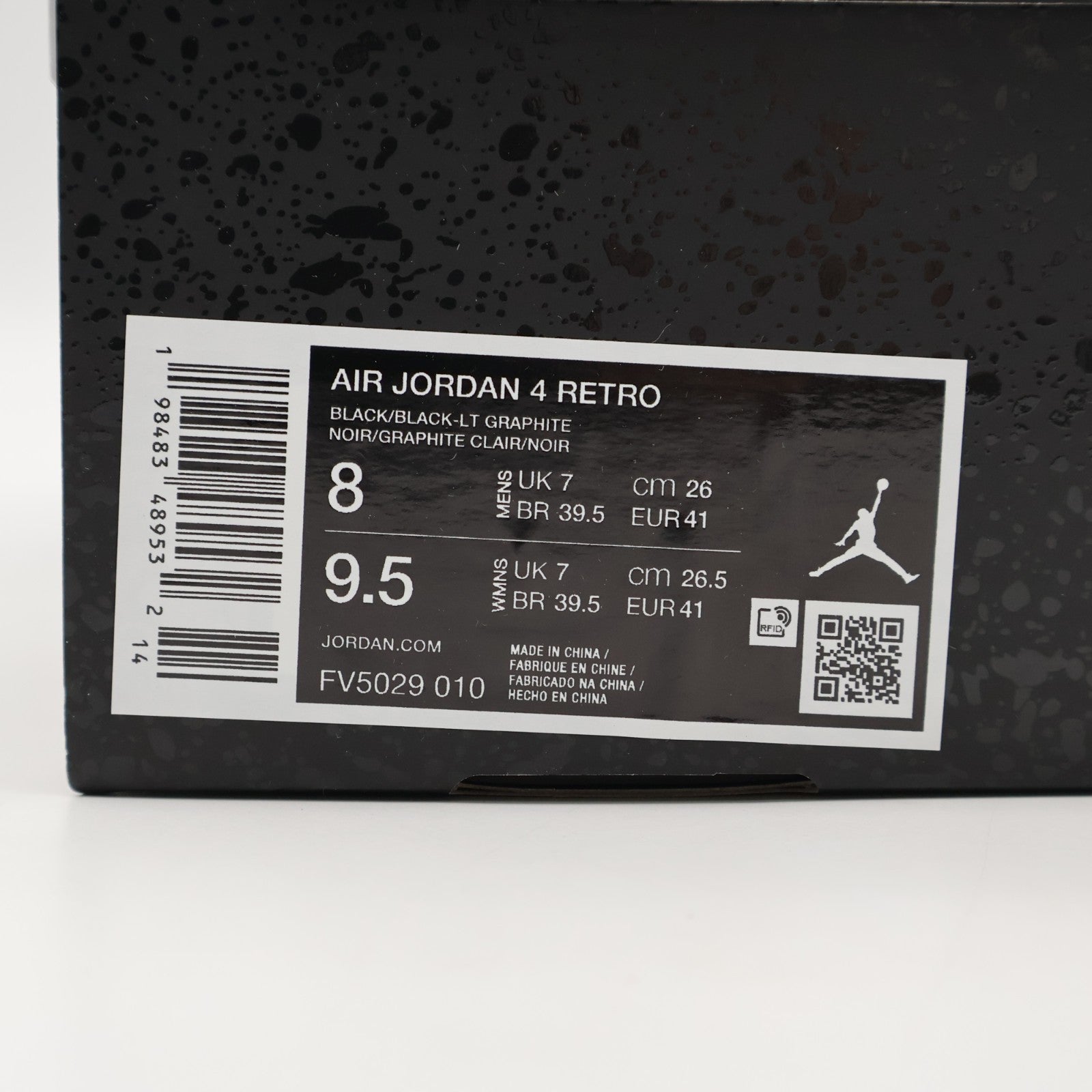 FV5029-010 Nike Air Jordan 4 Retro OG Black Cat (2025) (Men's)