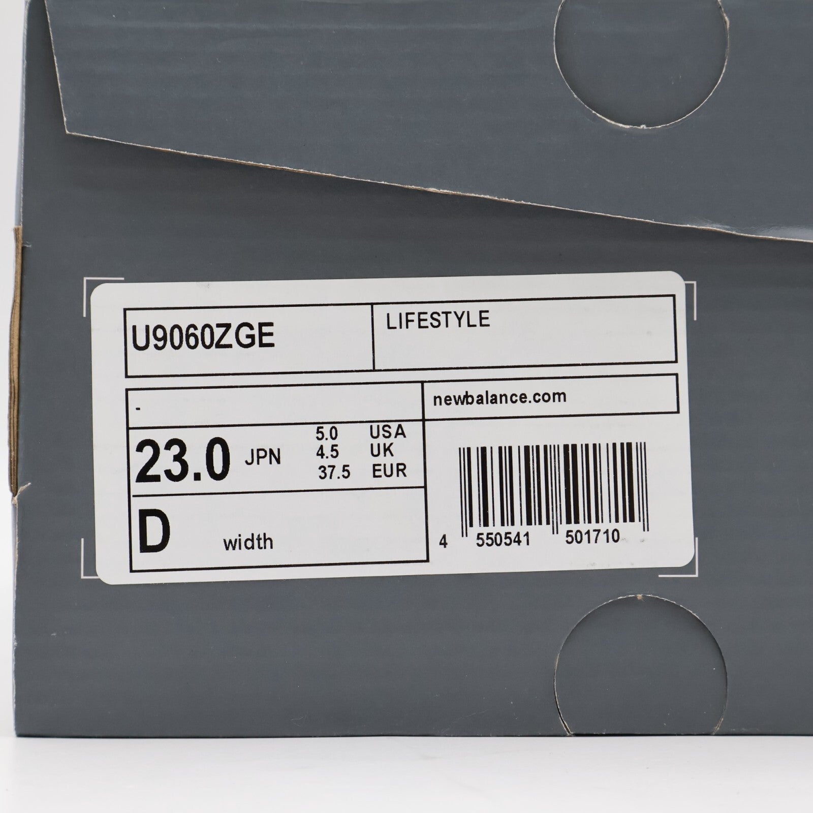 U9060ZGE New Balance 9060 Triple Black Cement (Men's)