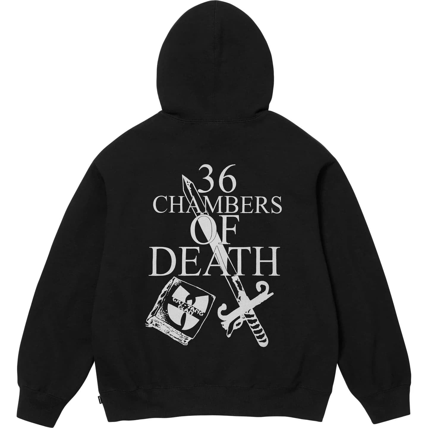 Supreme Wu-Tang Clan Hooded Sweatshirt Black