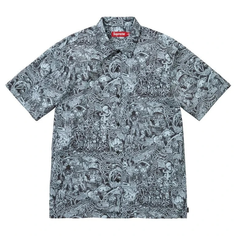 Supreme Wombat S/S Shirt Blue