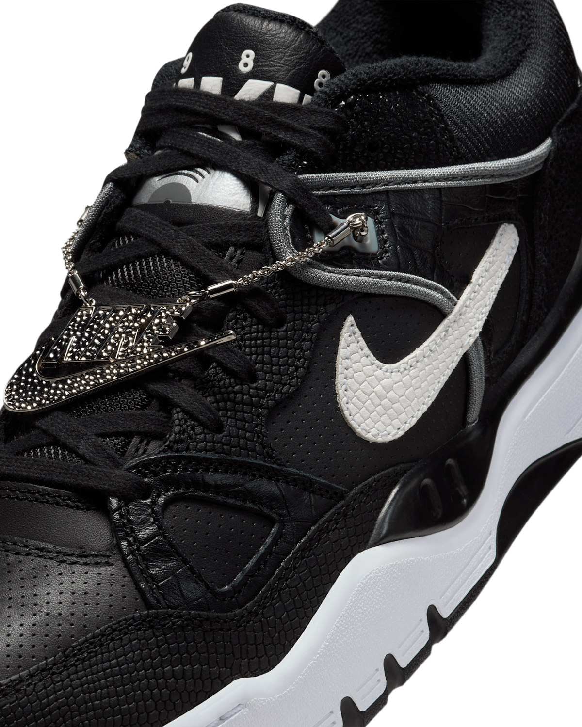 HF7630-001 NIGO Nike Air Force 3 Low Black White Heel Logo NIGO (Men's)