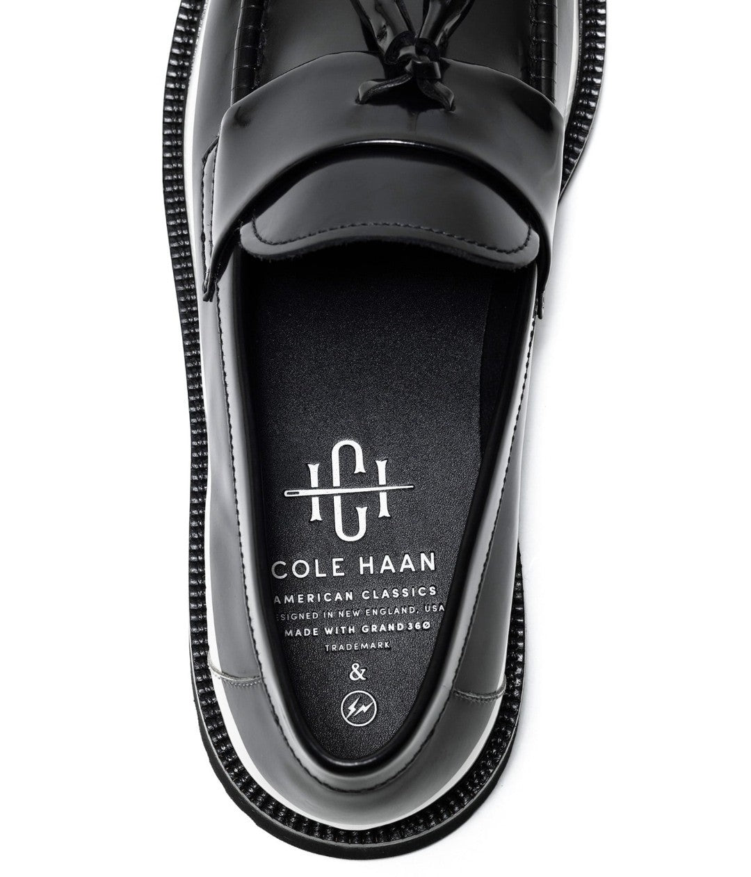 FRGMT-CH-ACTL-BLK Fragment Ã COLE HAAN American Classics Tassel Loafer (Men's)