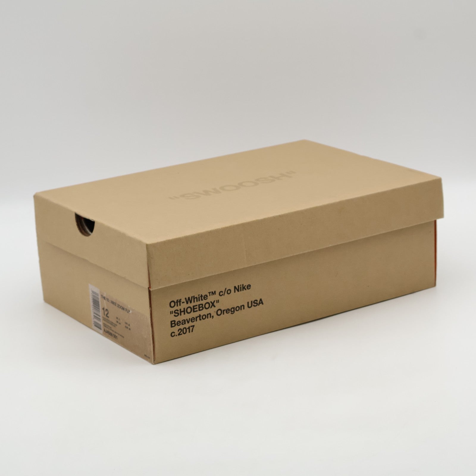 AJ4588-001 OFF-WHITE Ã NIKE ZOOM FLY BLACK (Men's)