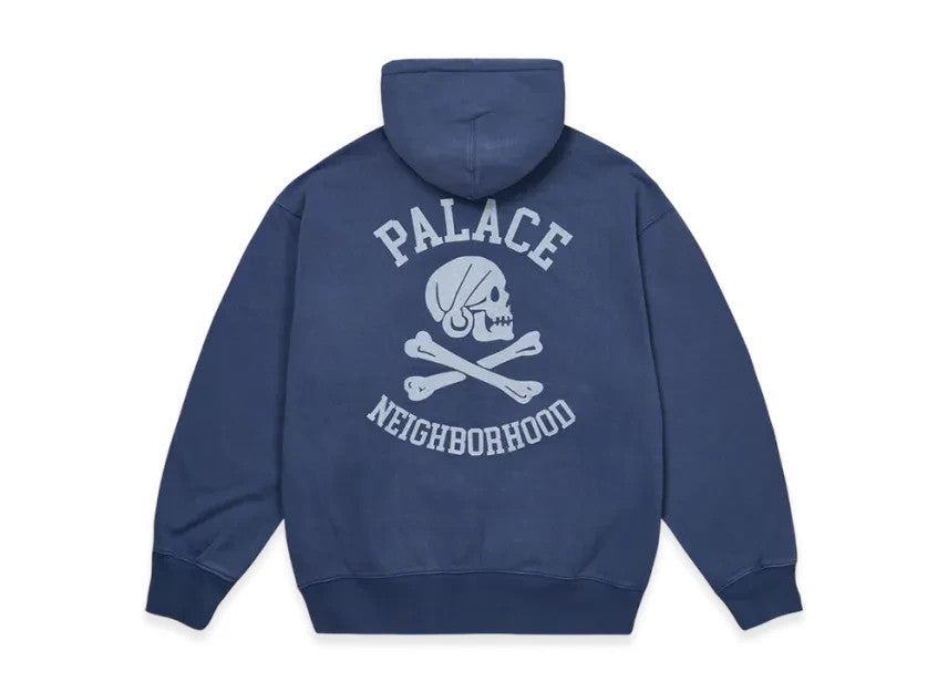 PALACE NEIGHBORHOOD Skull Zip Hood Navy