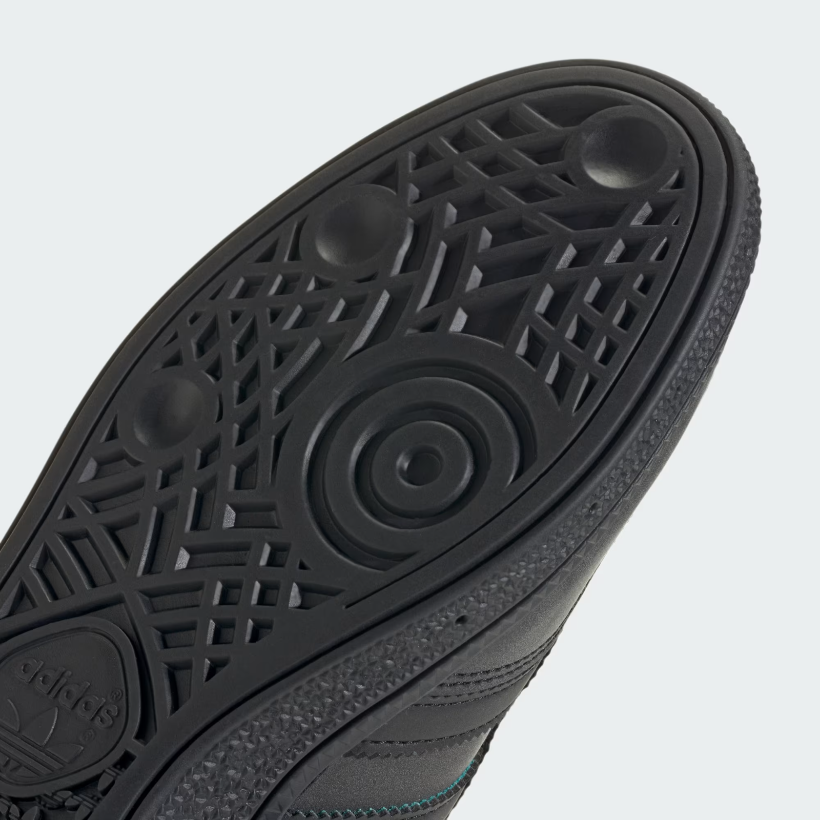 KJ1195 Mercedes AMG adidas Handball Spezial Core Black Semi Mint Rush (Men's)