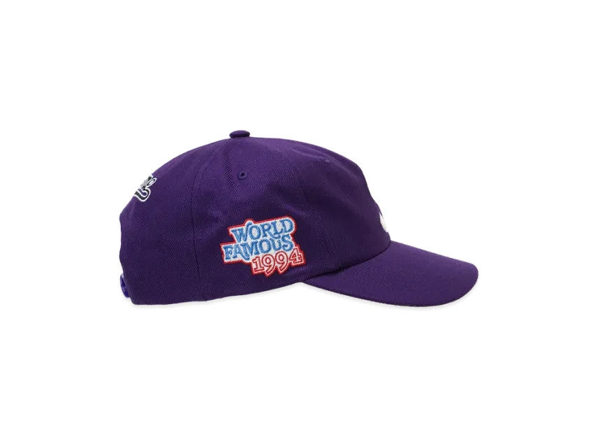 Supreme World Famous S Logo 6-Panel (26SS) "Purple"
