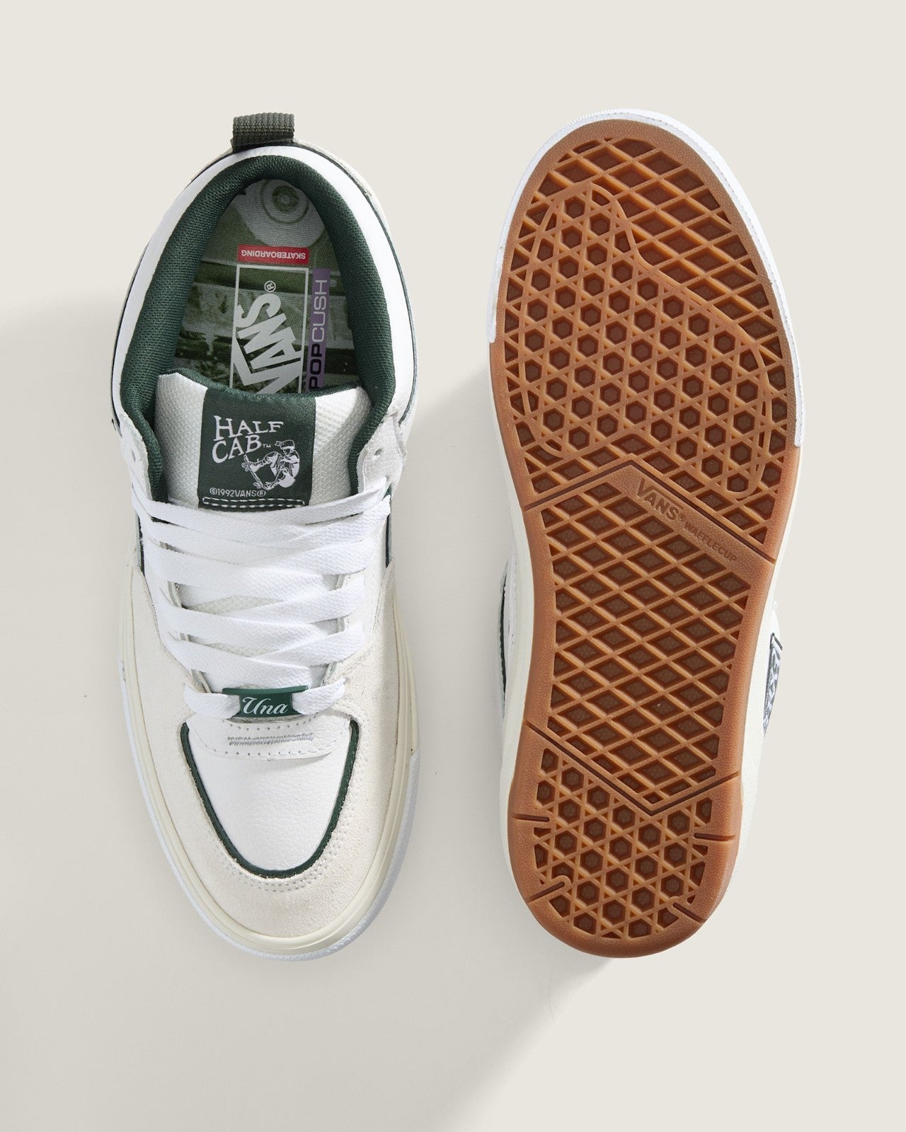 VN000D9Z9DH Vans Skate Half Cab Wafflecup White (Men's)
