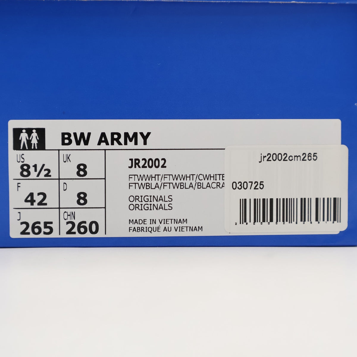JR2002 adidas Originals BW Army Cloud White Cloud White Chalk White (Men's)