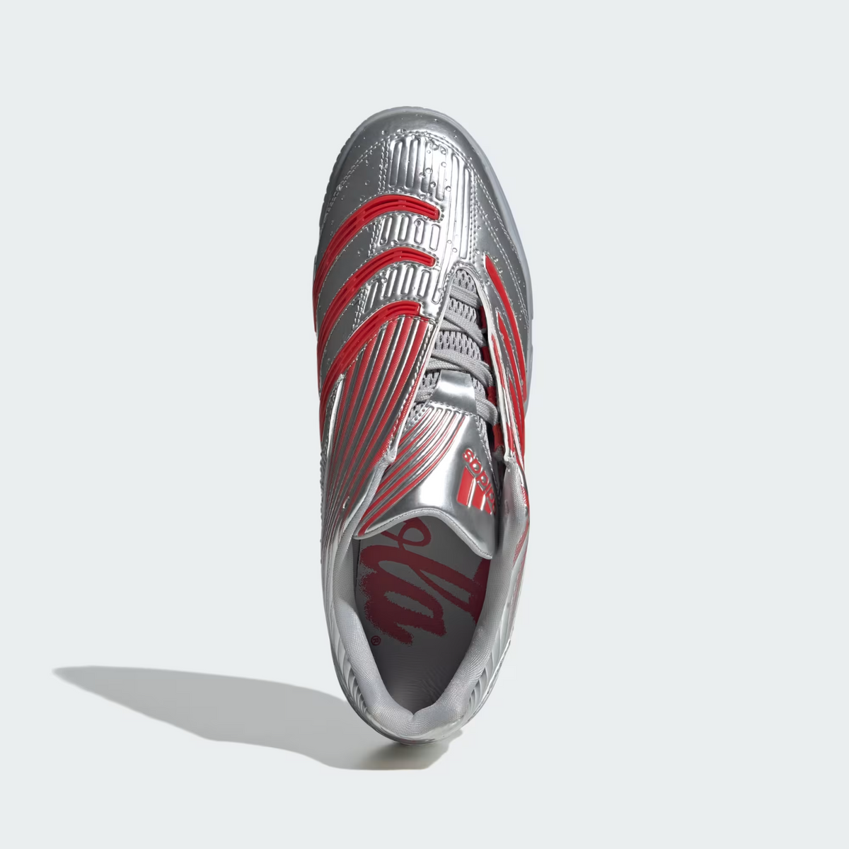 KH6906 Coca-Cola Ã adidas Predator Sala "Silver Metallic/None/Grey Two" (Men's)